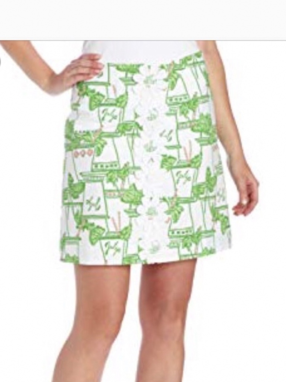 Lilly Pulitzer Just Add Mint mini skirt XS S
